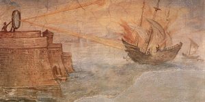 ¿Existió el rayo de calor de Arquímedes?